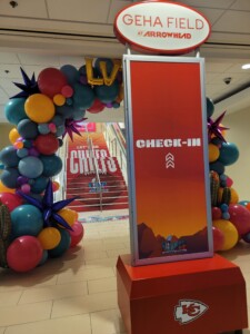 Kansas city Chiefs Superbowl Get Experienced Service with Trade Shows & Events from Streamline Print and Design.