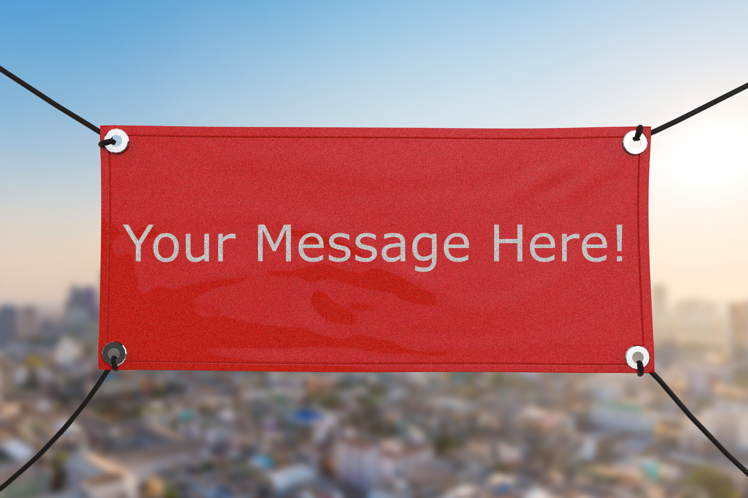 red vinyl banner Get Experienced Service with Mesh Banners from Streamline Print and Design.